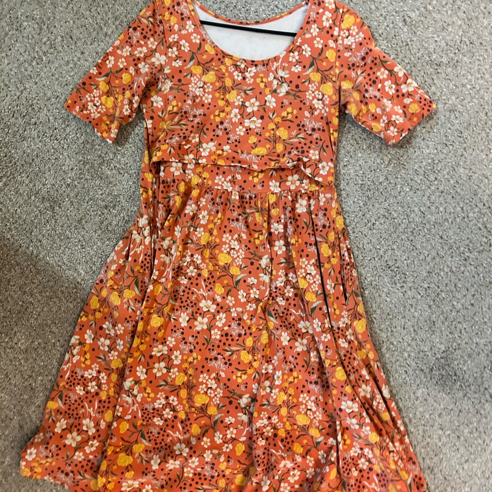 Medium Latched Mama Classic Cotton Nursing Dress